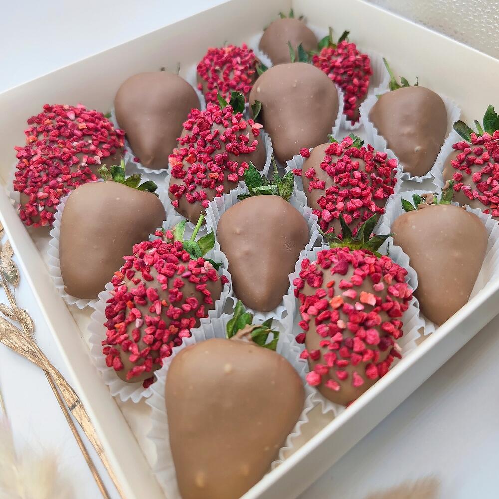 Клубника в шоколаде 16-20* ягод🍓 "Набор 12" сублимировая малина - фото 4