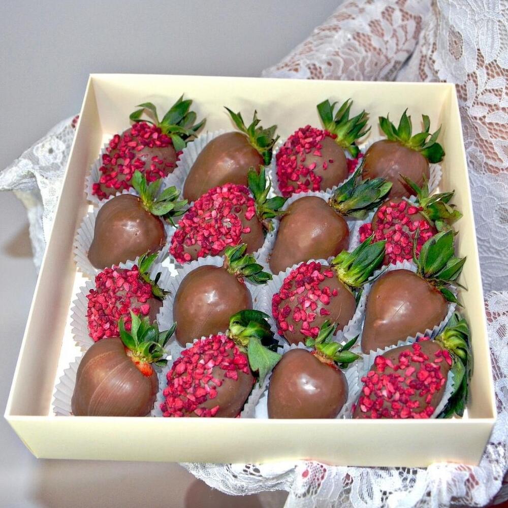 Клубника в шоколаде 16-20* ягод🍓 "Набор 12" сублимировая малина - фото 6