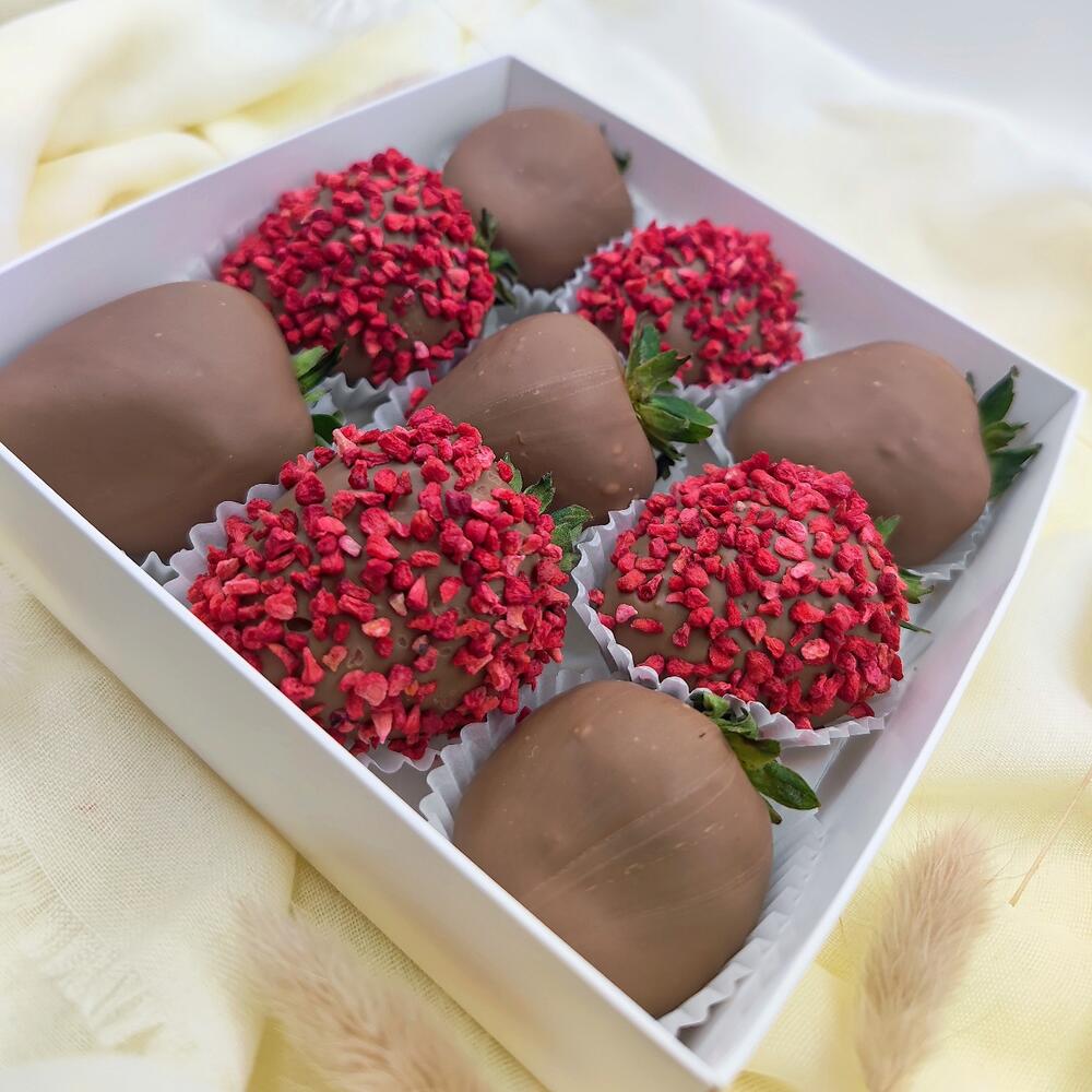 Клубника в шоколаде 9-12* ягод🍓 "Набор 16" сублимировая малина клубника - фото 4