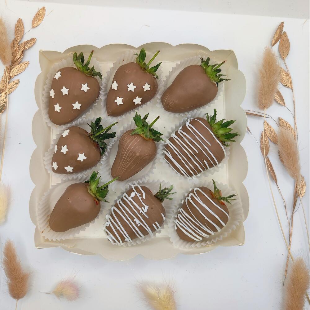 Клубника в шоколаде 9-12 ягод