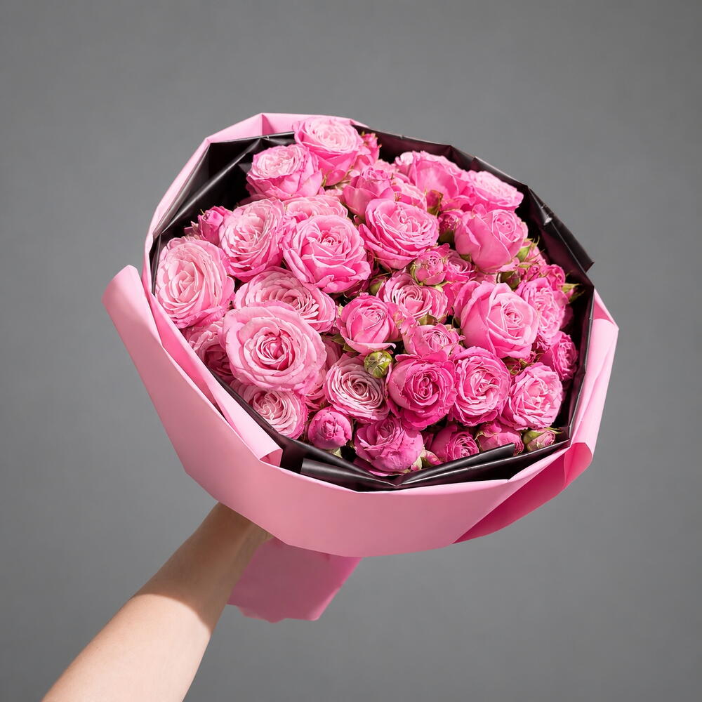 Bombastic Peony-Style Spray Rose Bouquet — photo 7