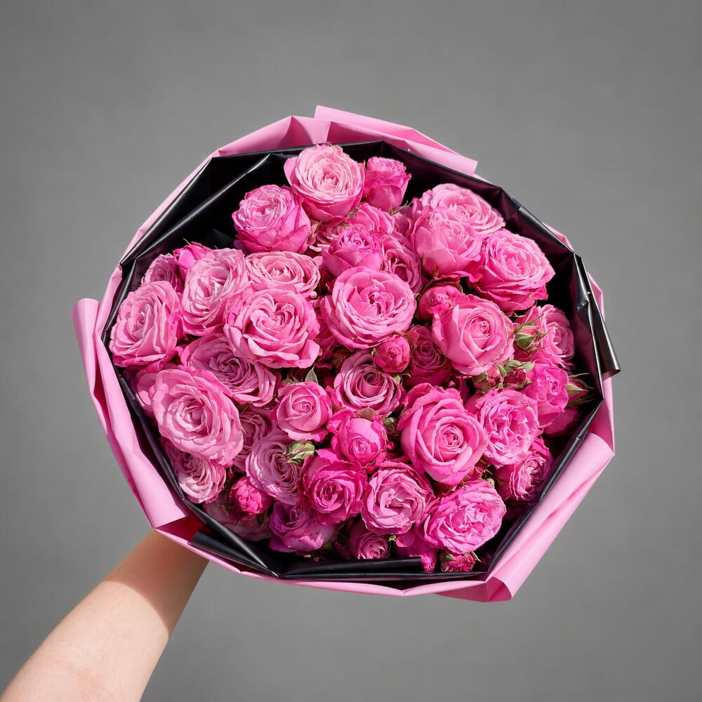 Bombastic Peony-Style Spray Rose Bouquet — photo 8