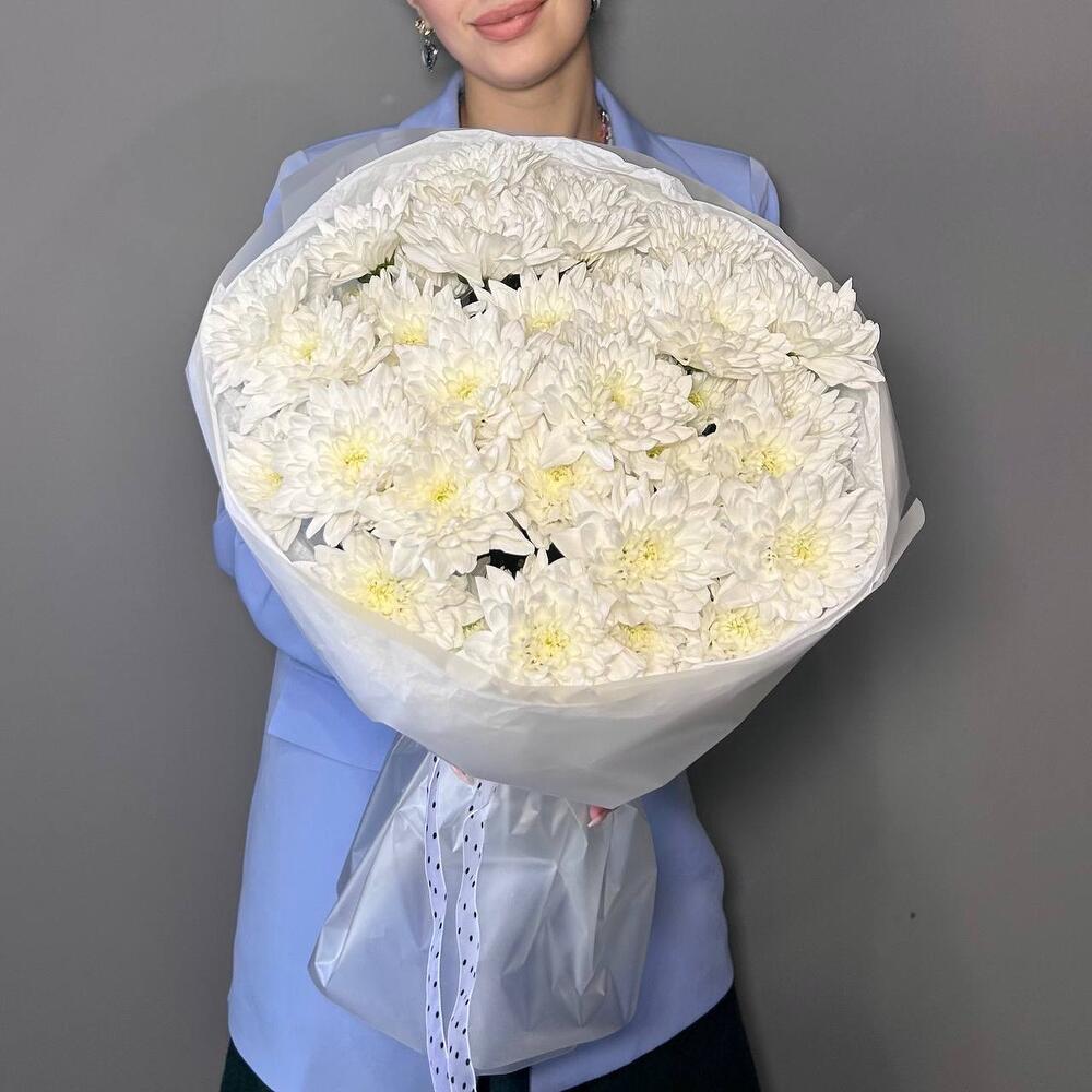 Mono Bouquet of 7 White Lace Chrysanthemum Stems — September 1
